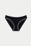 BASERANGE French organic cotton panty and bra set BAS-UNPA-CR-AU25-MURANO NAVY (UNDYED) panties (BRPA UNPA)